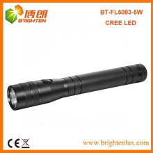 Venta a granel de la fábrica CE ROHS High Lumen C célula seca batería Powered 5W LED Cree Flashlight Review